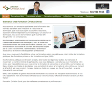 Tablet Screenshot of christianduval.com